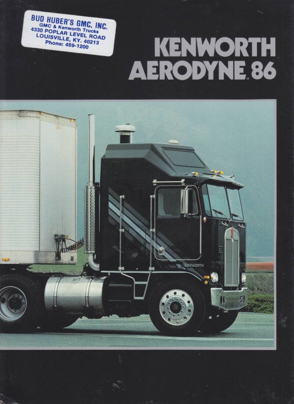 Kenworth Aerodyne 86 truck, 6 pages, USA, c1975