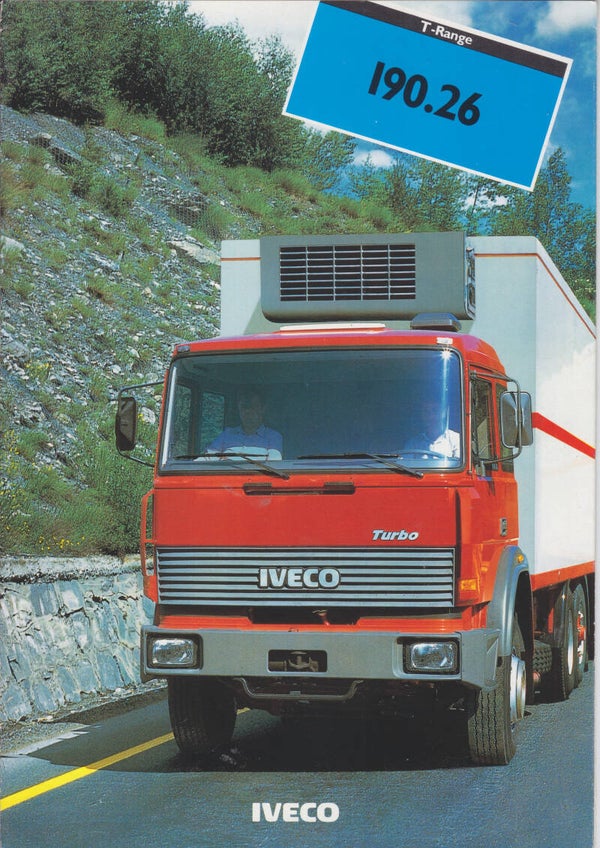 Iveco T-range truck 190.26, 8 pages, Dutch, 04/1987