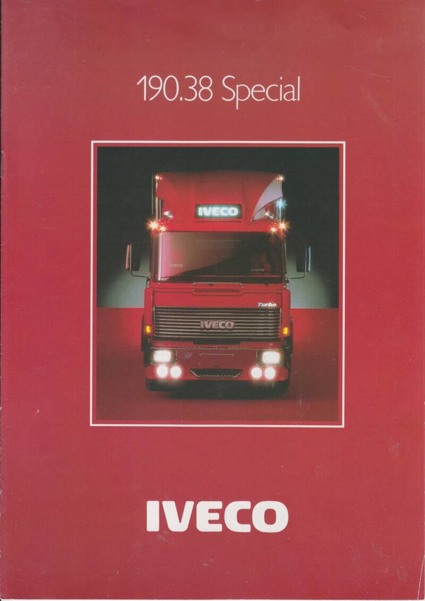 Iveco 190.38 Special truck test report, 8 pages, Dutch, c1987