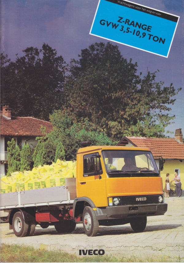 Iveco Z-range truck program, 24 pages, Dutch, 02/1984