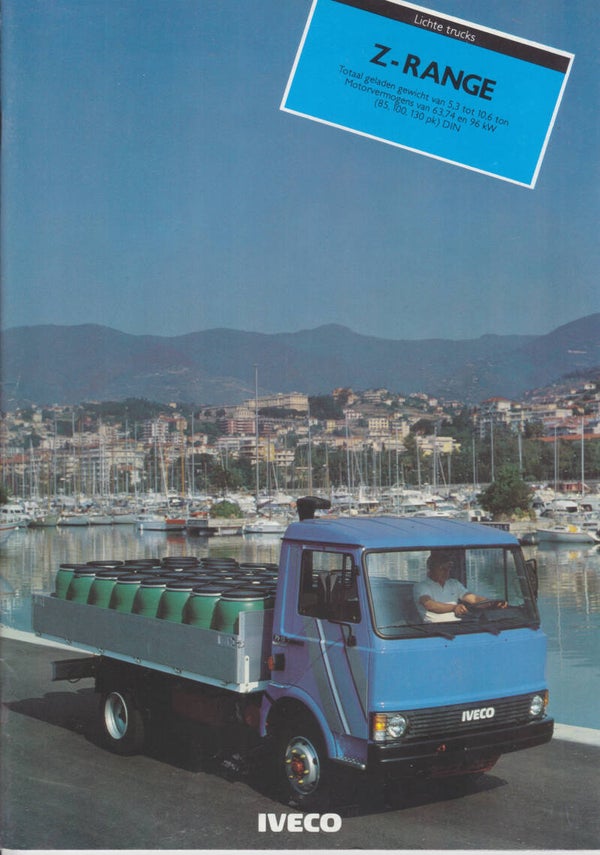 Iveco Z-range truck program, 28 pages, Dutch, 12/1982