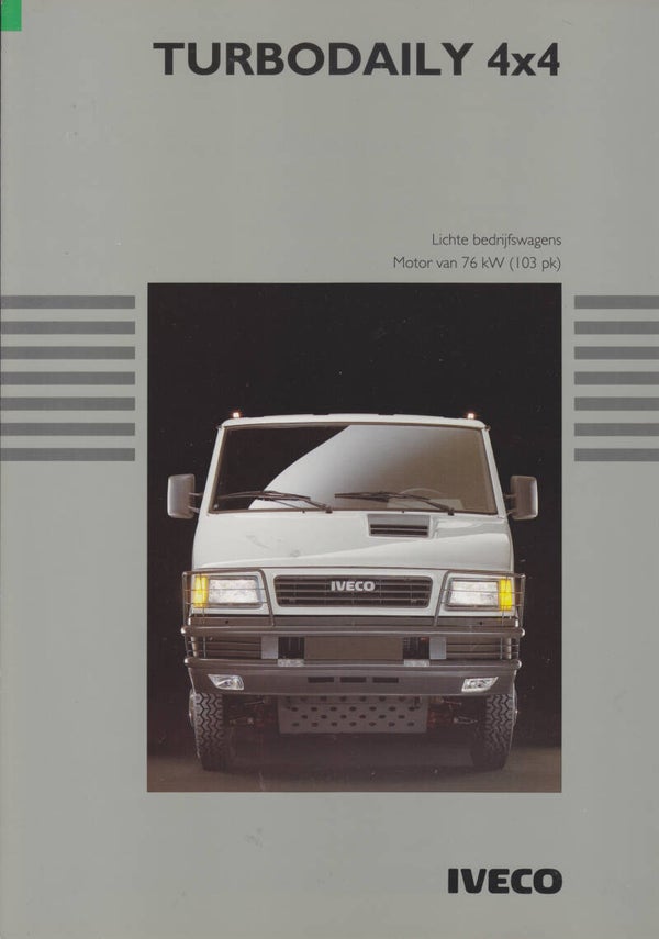 Iveco Turbodaily 4x4, 8 pages, Dutch, 01/1990