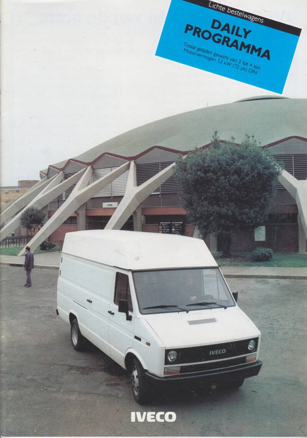 Iveco Daily light van program, 28 pages, Dutch, 2/1983