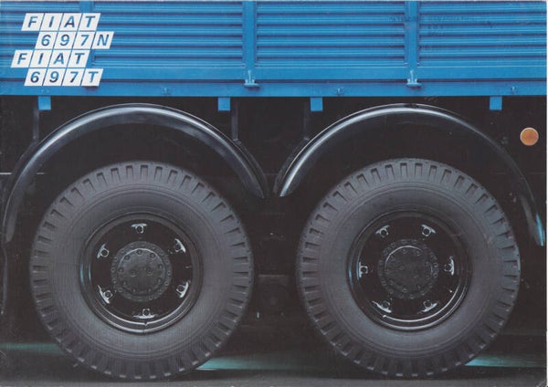 Fiat 697 N/697 T truck, 8 pages, Dutch, 04/1970
