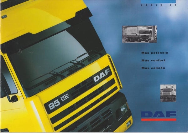 DAF 95 360/400/430/500 truck, 20 pages, Spanish, 03/1996