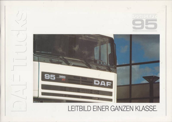 DAF 95 310/350/380 truck, 26 pages, Dutch, c1988