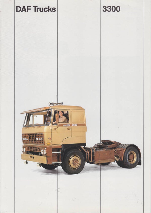 DAF 2500/3300 Truck, 4 pages, English or French, c1980