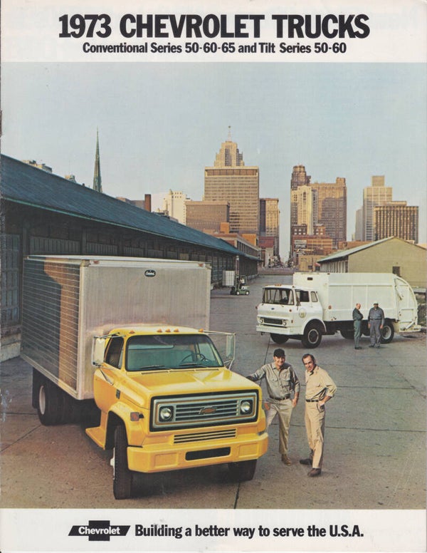 Chevrolet Conventionals & Tilt Series brochure, 12 pages, English, 1973