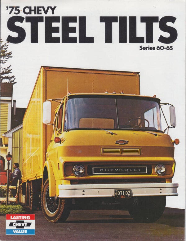Chevrolet Steel Tilts Series 60-65 brochure, 6 pages, English, 1975