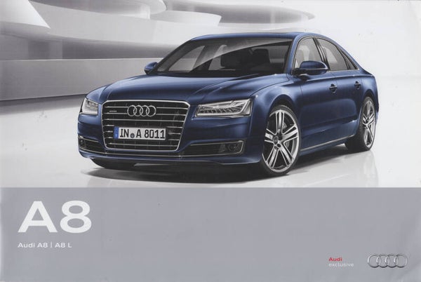 Audi A8 & A8 L brochure, 12 pages, French, 9/2013