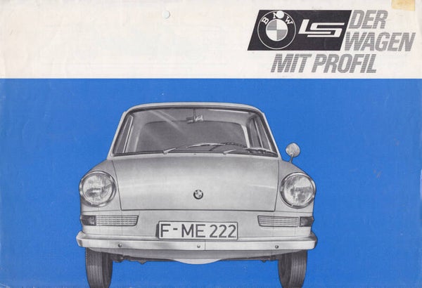 BMW LS 700cc 2-door Sedan, 4 pages, Dutch, 7/1963