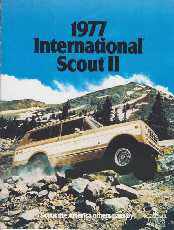 International Scout II, sales brochure, 8 pages, English, 1977