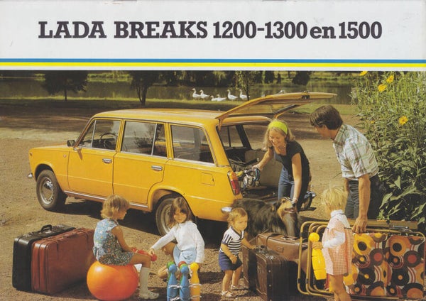 Lada 1200/1300/1500 Breaks, 8 pages, Belgium, 10/1981