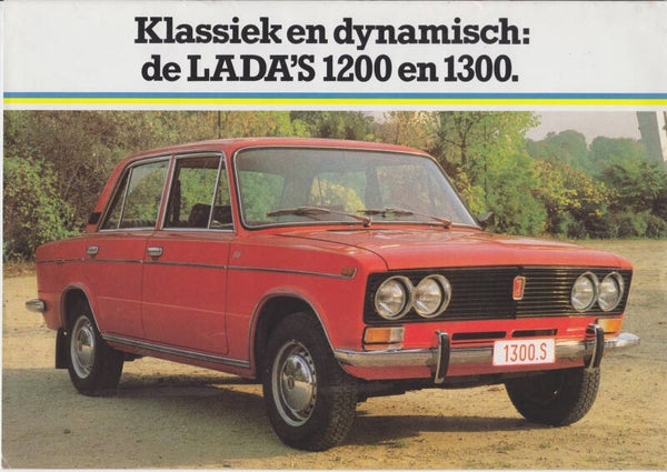 Lada 1200/1300 Sedan, 8 pages, Belgium, 5/1981
