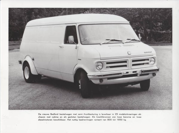 Bedford CF Van, press photo, Dutch, 1970