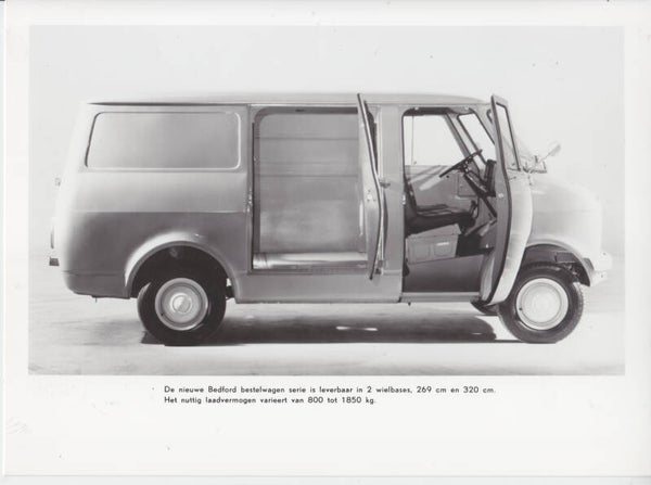 Bedford CF Van, press photo, Dutch, 1970