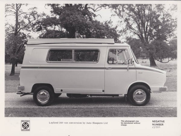 Leyland Sherpa 240 Van Conversion by Auto Sleepers, press photo, UK, 1974