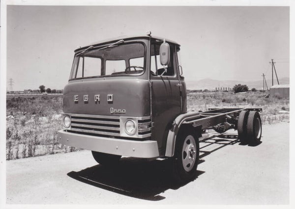 Ebro D550 Chassis Cab, press photo, Spain, 1970s