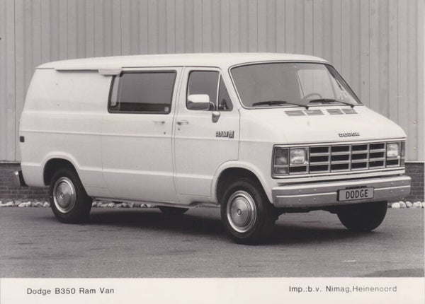 Dodge B350 Ram Van, press photo, Dutch, 1970s