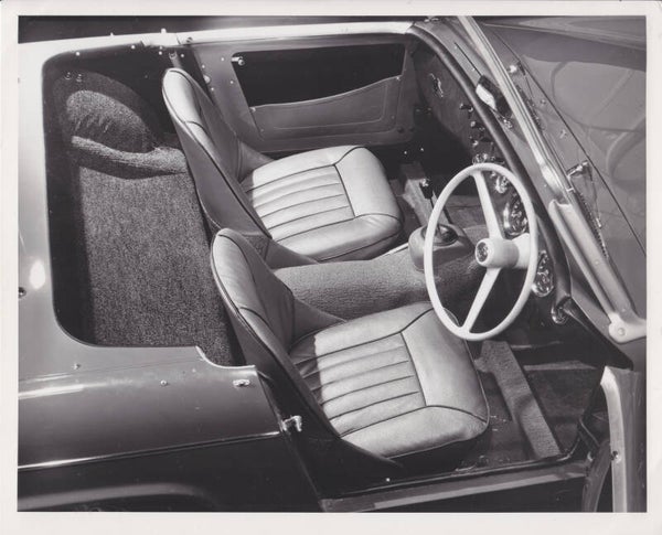 MG Midget Convertible interior, large press photo, UK, 6/1961