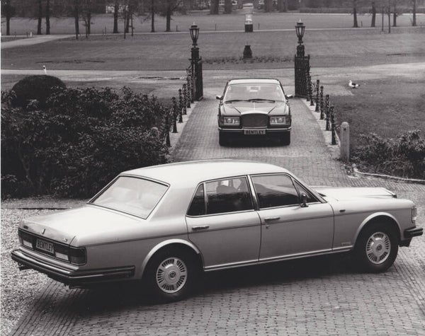 Bentley Eight, large press photo, UK, c1986