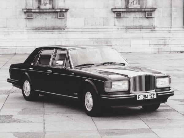 Bentley  Mulsanne, large press photo, Germany, c1988