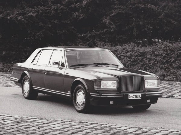 Bentley Turbo R, large press photo, Italy, c1988