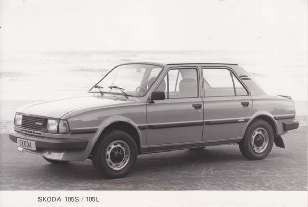 Skoda 105S/105L, press photo, CSSR, 1980s