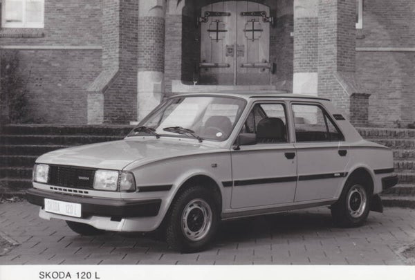 Skoda 120L, press photo, CSSR, 1980s