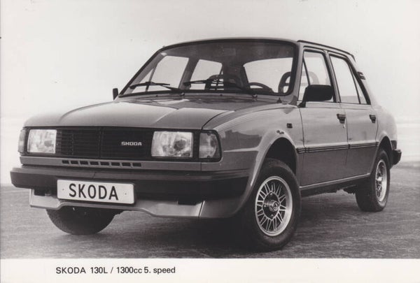 Skoda 130L 1300cc, press photo, CSSR, 1980s
