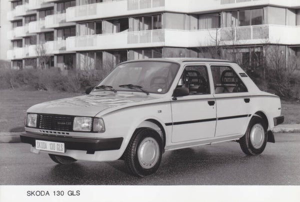 Skoda 130GLS, press photo, CSSR, 1980s