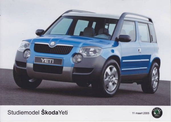Skoda Yeti, press photo, Czech, 3/2005
