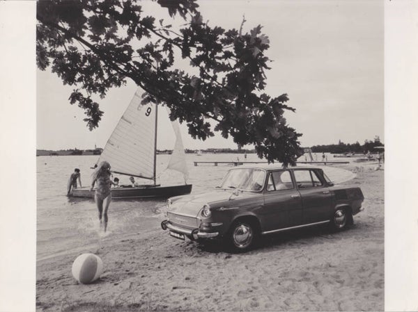 Skoda 1000 MB, press photo, CSSR, 1968