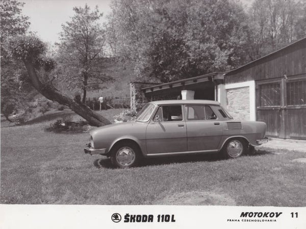 Skoda 110 L Sedan, press photo, CSSR, 1980s