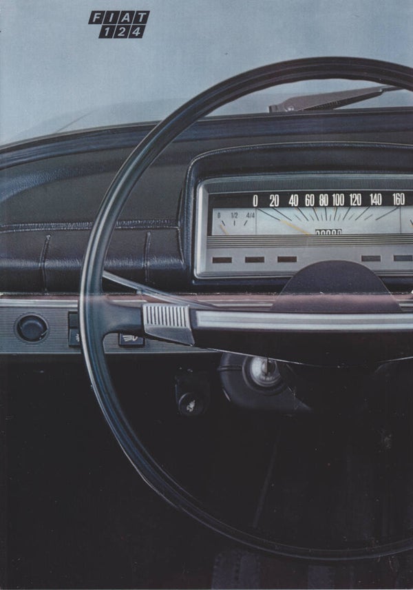 Fiat 124 interior, 16 pages, A5-size, Italian, c1969