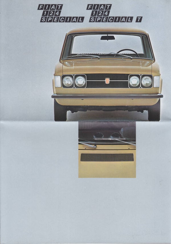 Fiat 124 Special/T, 16 pages, A5-size, Dutch, c1969