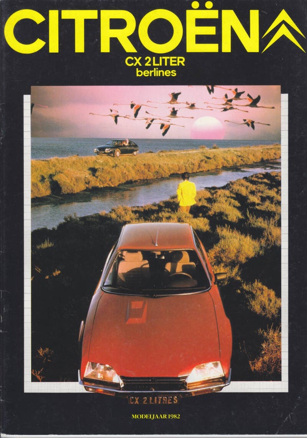 Citroën CX 2 Liter Berlines, sales brochure, 16 pages, Dutch, 1982