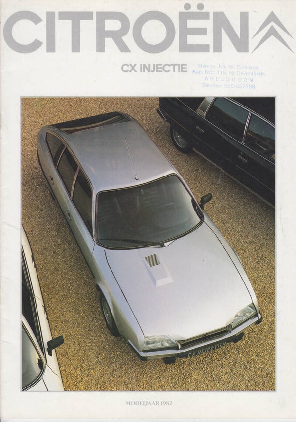 Citroën CX 2 Liter Berlines, sales brochure, 24 pages, Dutch, 1982