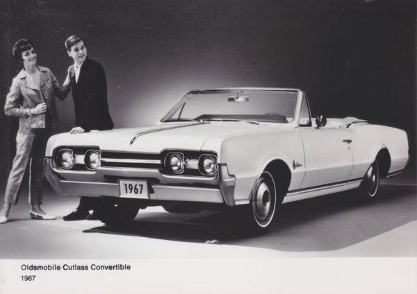 Oldsmobile Cutlass Convertible, press photo, USA, 1967