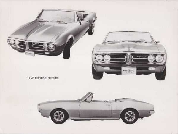Pontiac Firebird Convertible, press photo, USA, 1967