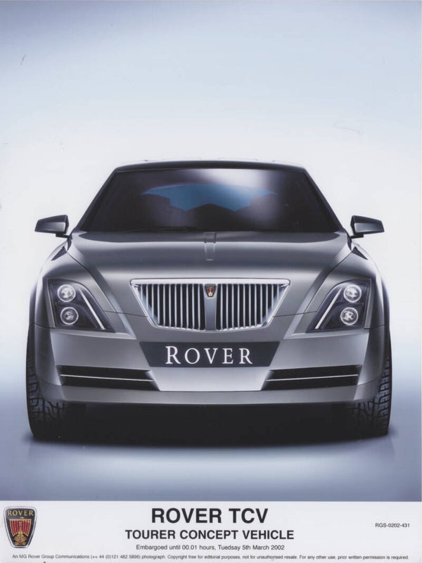 Rover TCV Tourer Concept Vehicle, press photo, UK, 02/2002