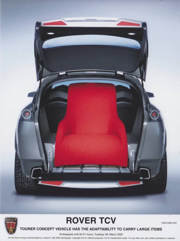 Rover TCV Tourer Concept Vehicle, press photo, UK, 02/2002