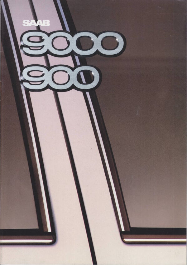 Saab 900 & 9000, sales brochure, 16 pages, Dutch, 1987