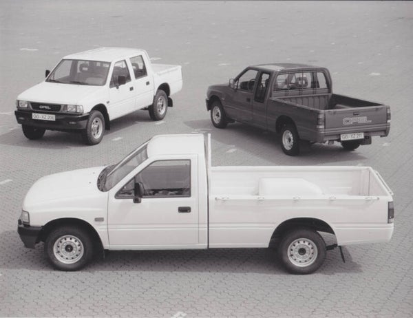 Opel Campo Pick-ups, press photo, Dutch, 9/1991