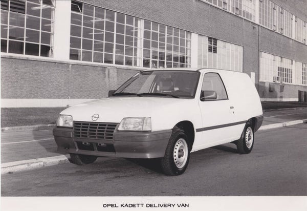 Opel Kadett Delivery Van, press photo, Dutch, c1986