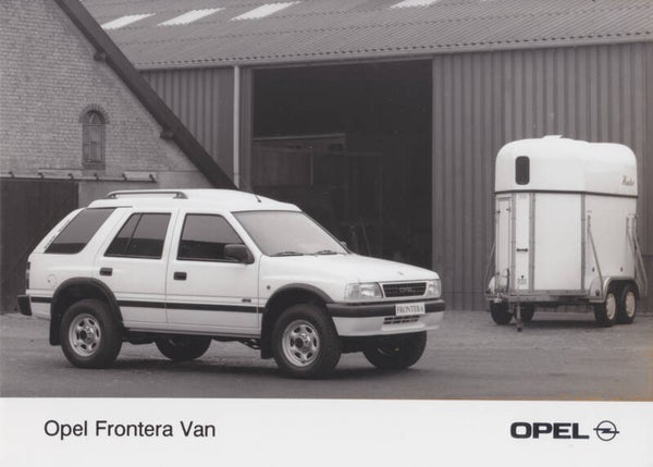 Opel Frontera Van, press photo, Dutch, c1992