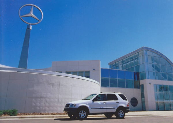 Mercedes-Benz M-class, press photo, Germany, 1997