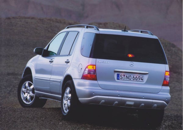 Mercedes-Benz M-class, press photo, Germany, 1997