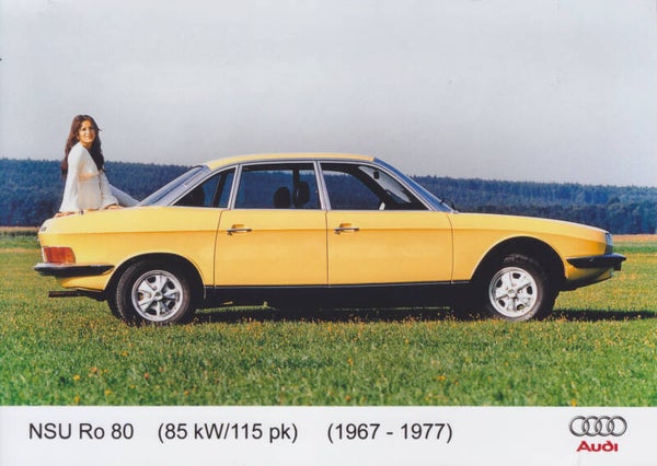 NSU Ro 80, press photo, UK, 1967-1977