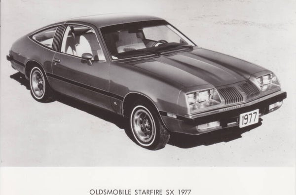 Oldsmobile Starfire SX, press photo, USA, 1977